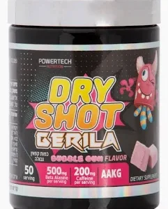 קדם אימון דריי שוט | POWERTECH DRY SHOT Pre Workout