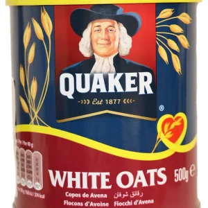 שיבולת שועל קוואקר – Quaker White Oats 500g